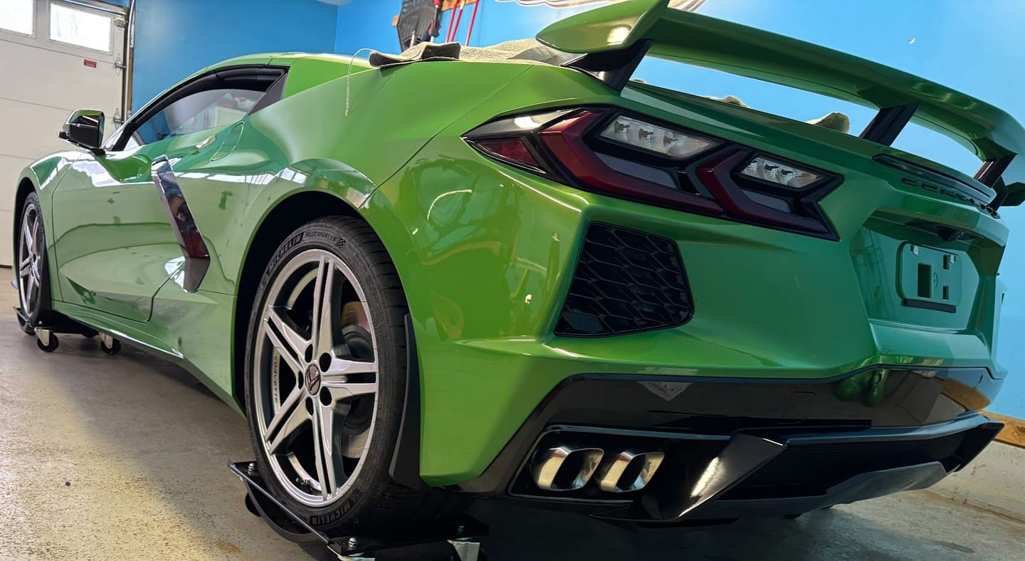 Customer photo review of Corvette C8 Stingray XL Extended Splash Guard