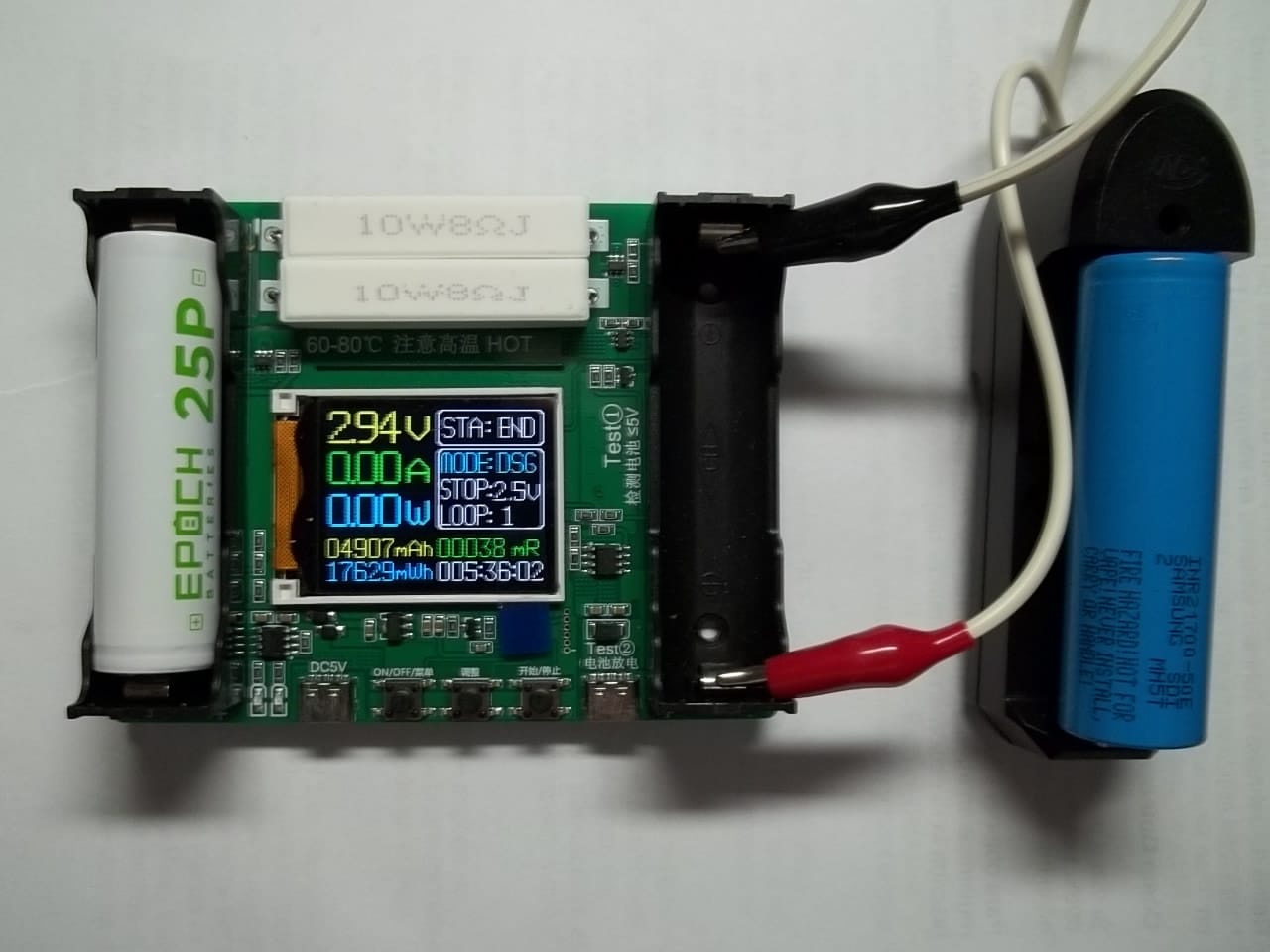 Customer photo review of Samsung 50E 21700 5000mAh 9.8A Battery