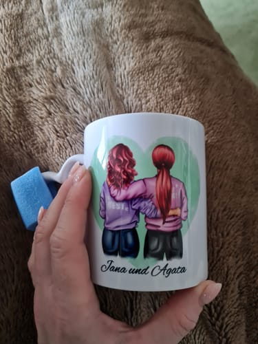 Customer photo review of Tasse - Besties, Beste Freundinnen - personalisierbar