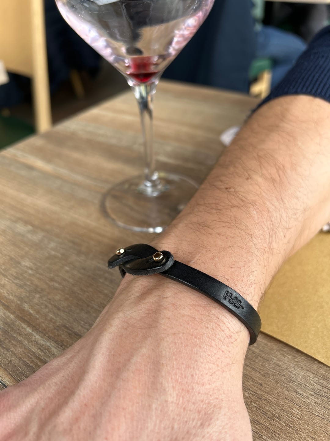 Customer photo review of Bracciale pelle Noi Tulsi