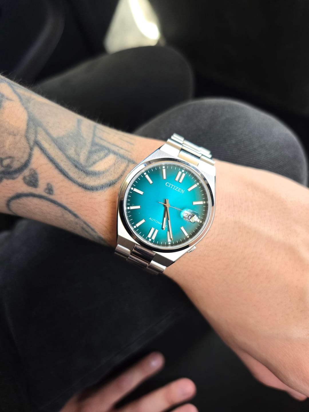 Customer photo review of Reloj Citizen Automatic NJ0151-88X Tsuyosa Sapphire 40mm