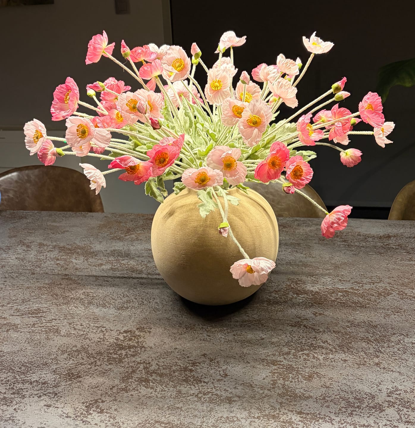 Customer photo review of Zijden Klaprozen - Roze Mix