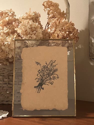 Customer photo review of wild bouquet art print