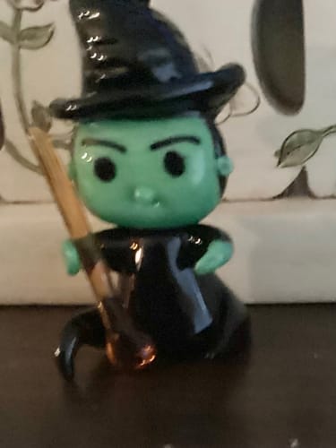 Customer photo review of Miniature Glass Wicked Witch