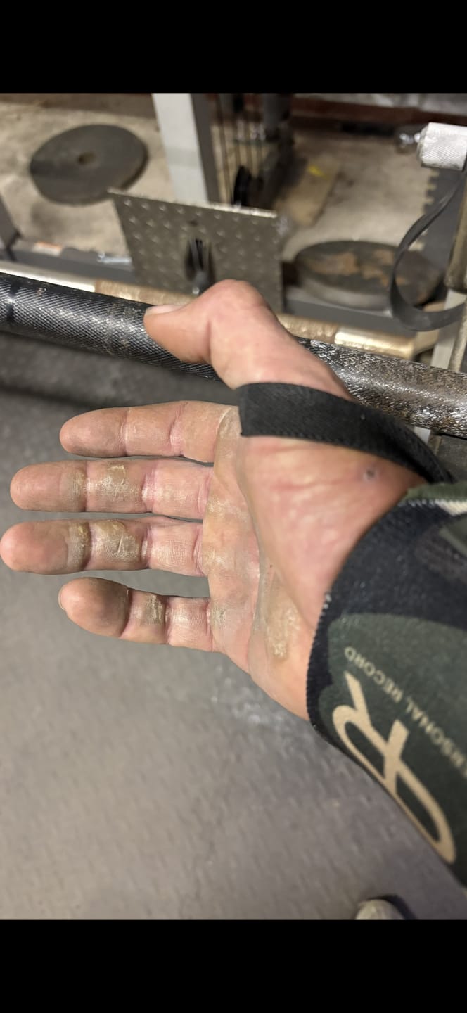 Customer photo review of PR Heavy Duty Premium Wrist Wraps - Green Camo