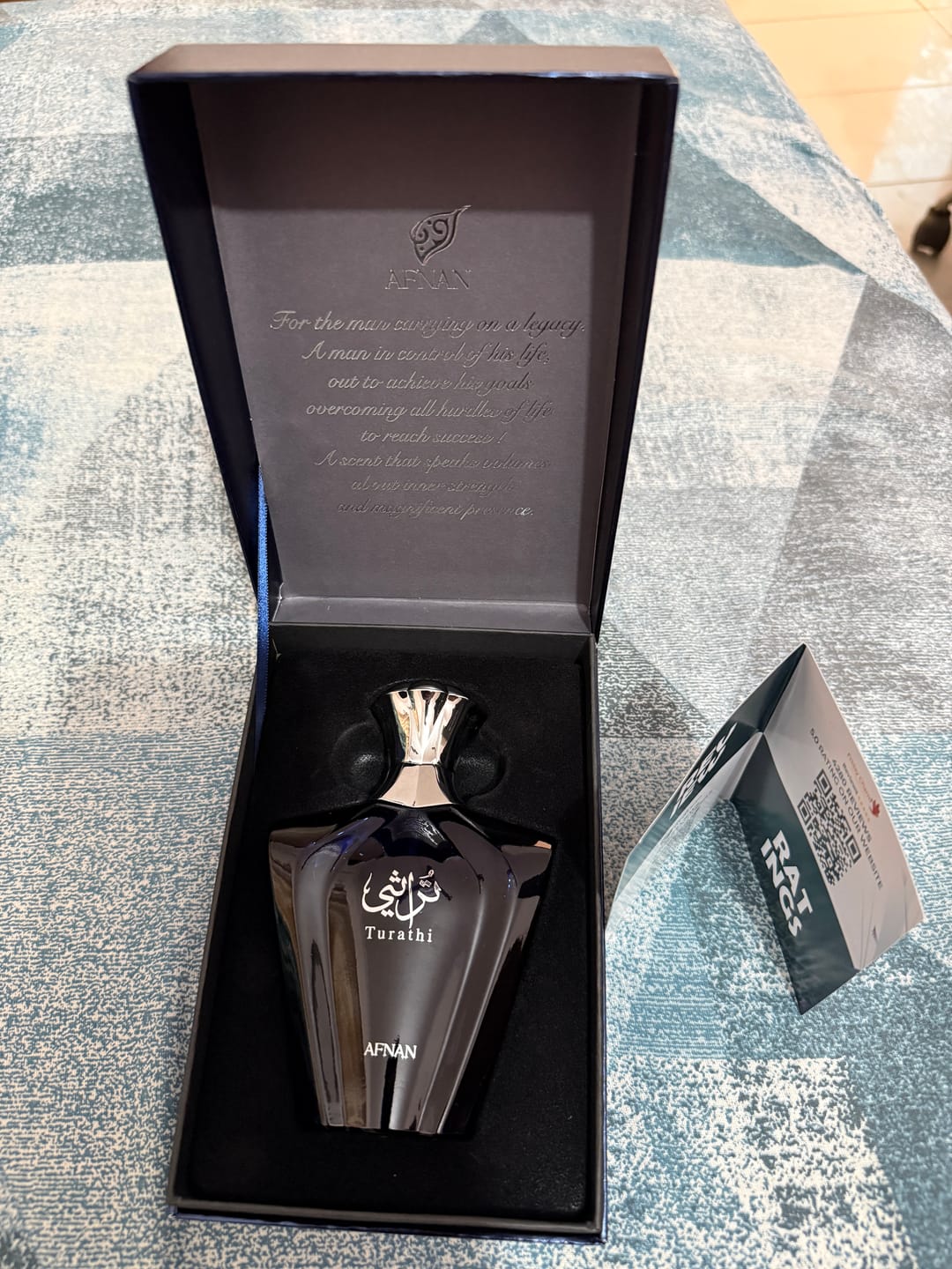 Customer photo review of Afnan Turathi Blue Eau De Parfum For Men
