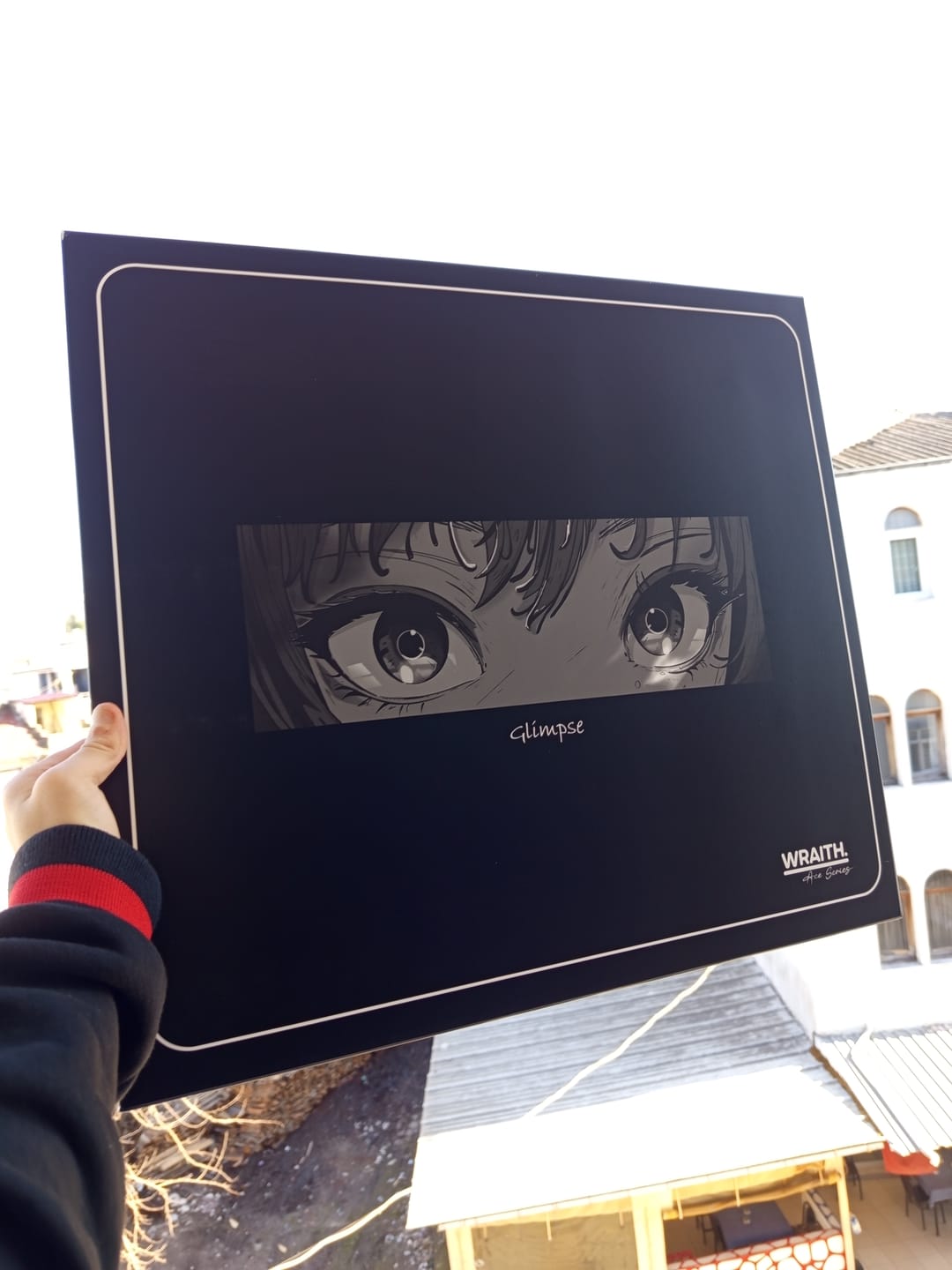Customer photo review of Wraith Ace Series [Glimpse] Limited Edition Poron Mousepad