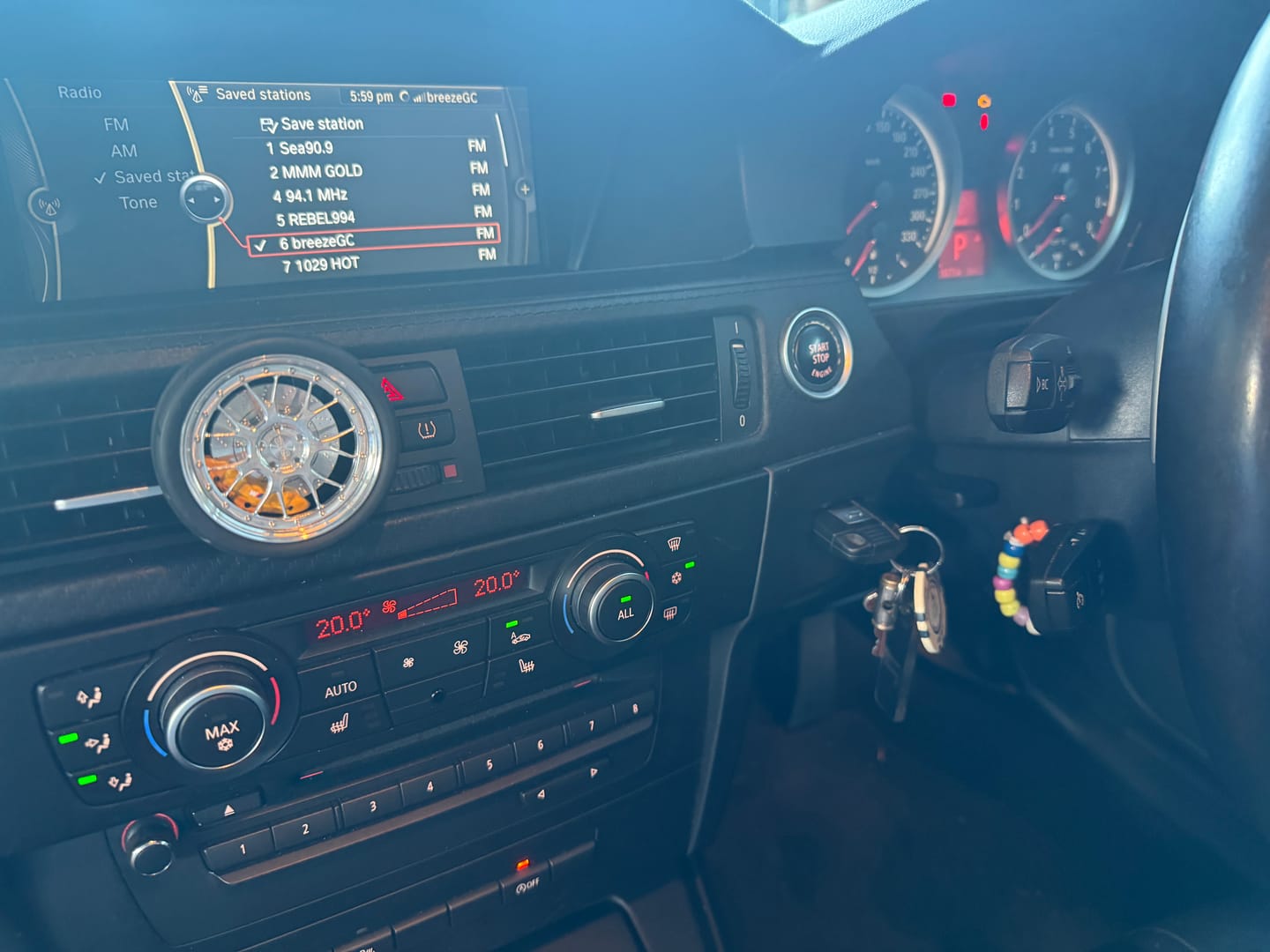 Customer photo review of Miniature Wheel Air Freshener BBS LMR