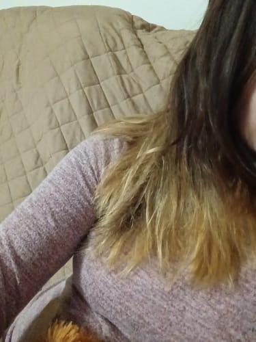 Customer photo review of Miracle Hair Growth Oil