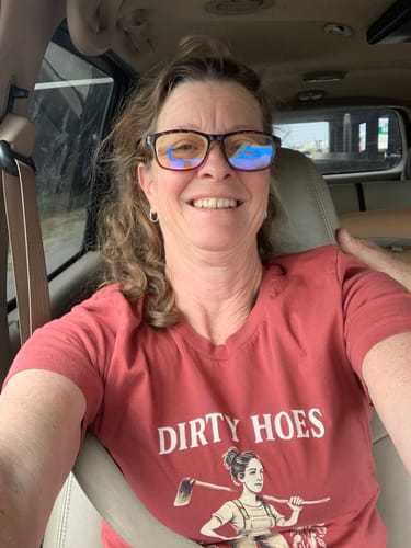 Customer photo review of Dirty Hoes T-Shirt