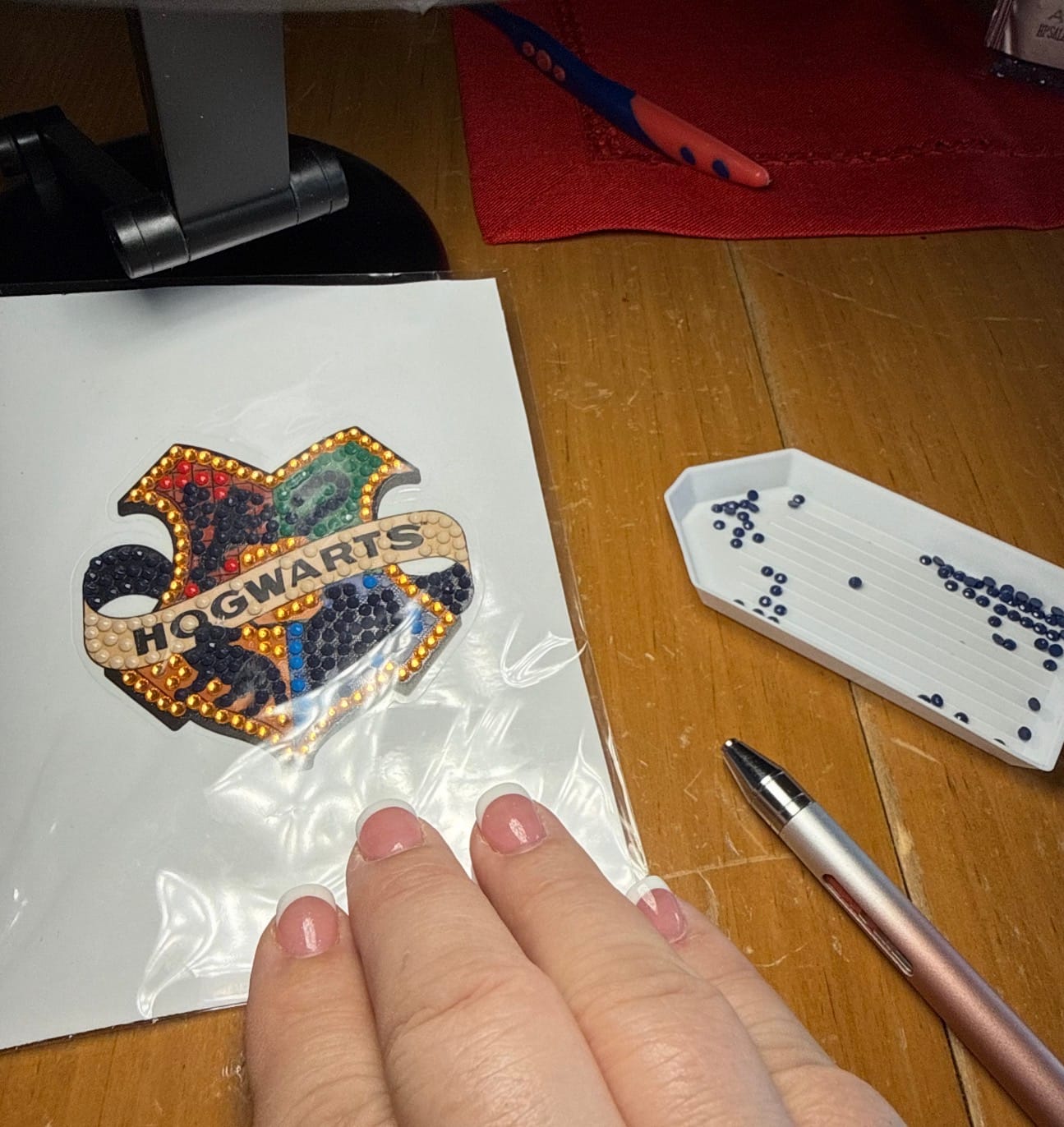 Customer photo review of Harry Potter Crystal Art Sticker Pack