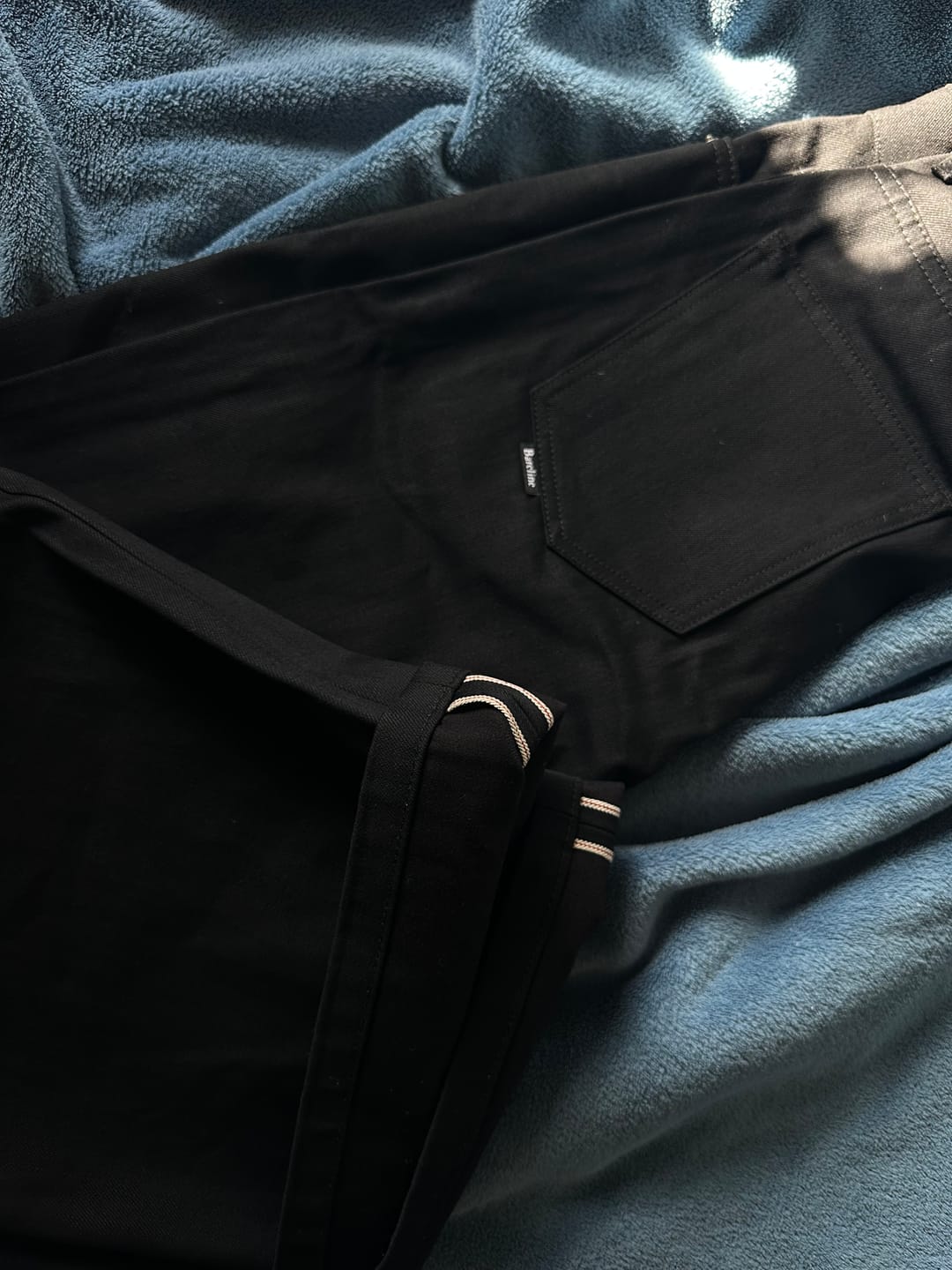 Customer photo review of Black Selvedge Denim