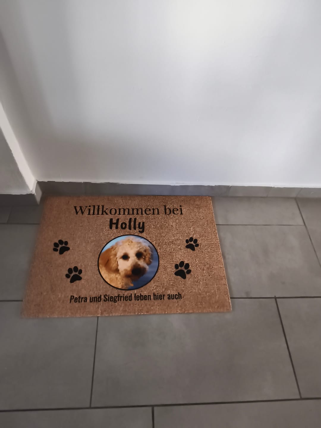 Customer photo review of Eigenes Foto - Individuelle Fußmatte