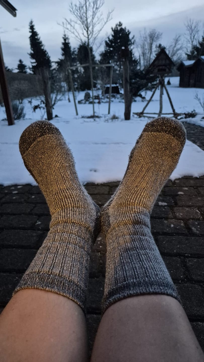 Customer photo review of Naturwide Merino Wolle Socken – 3er Set für Damen & Herren