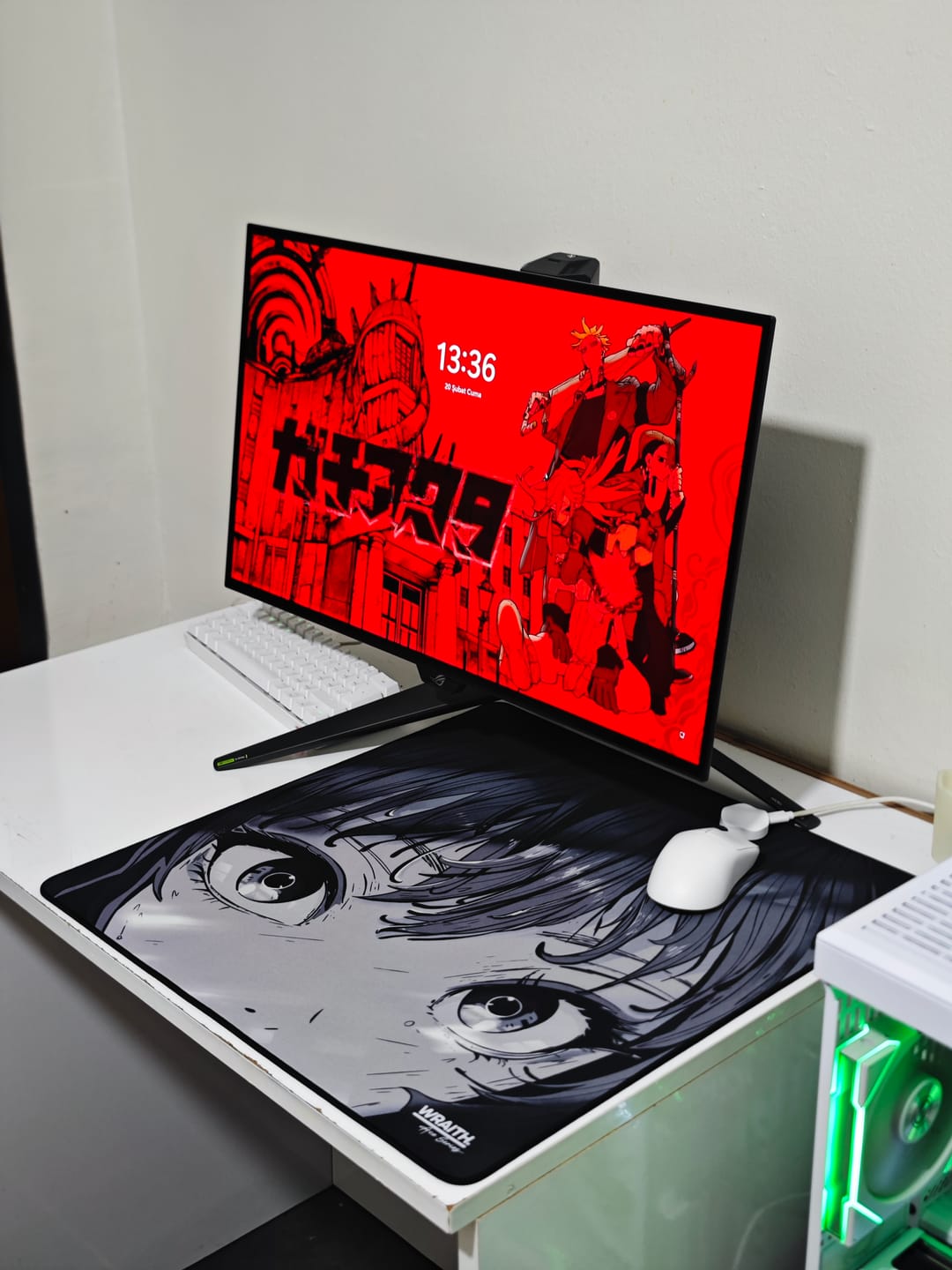 Customer photo review of Wraith Ace Series [Glimpse] Limited Edition Poron Mousepad