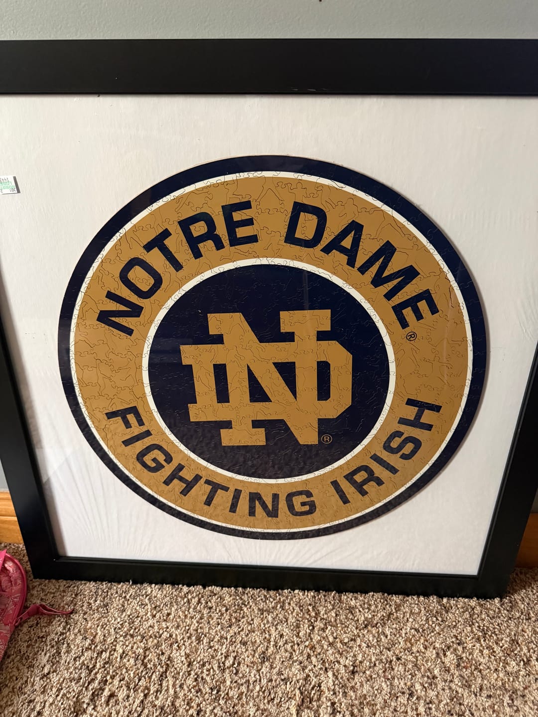 Customer photo review of University of Notre Dame - Wooden Puzzle