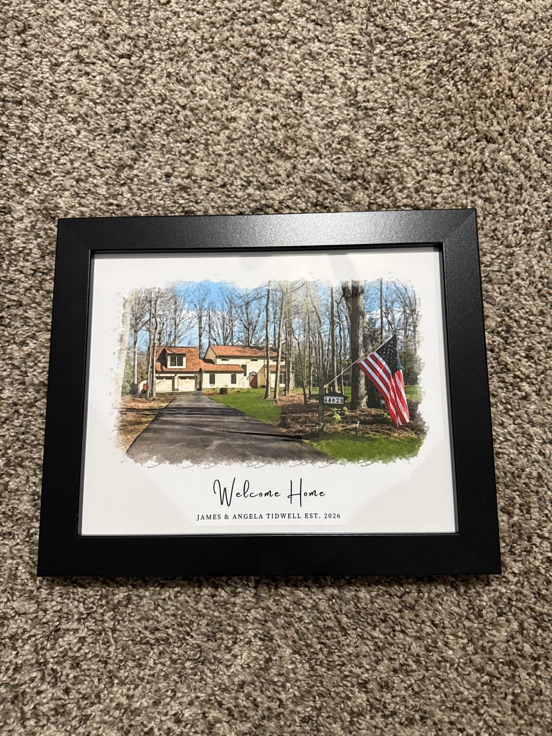 Customer photo review of Custom House Portrait