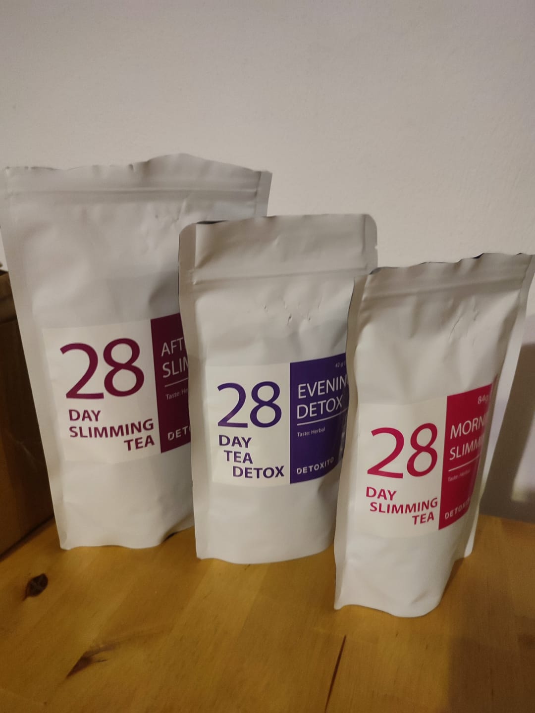 Customer photo review of Detoxikační čaje (14 denní balíček)