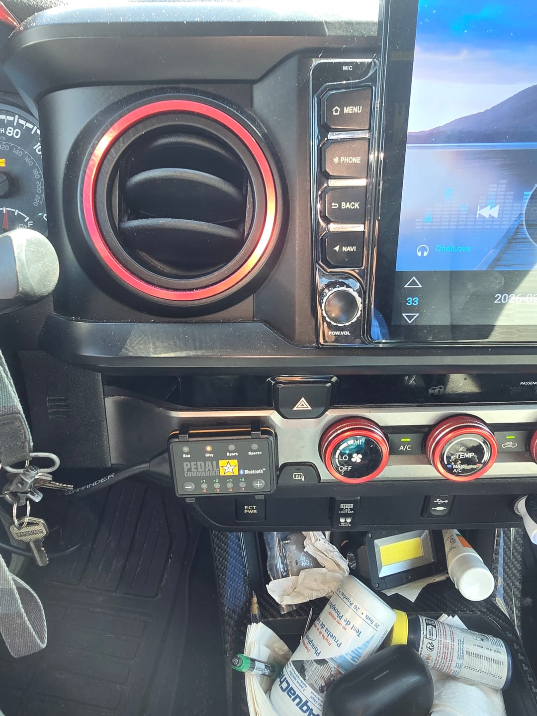 Customer photo review of Pedal Commander for Toyota Tacoma