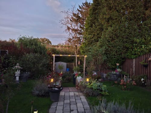 Kundeanmeldelse med foto af LumiGarden