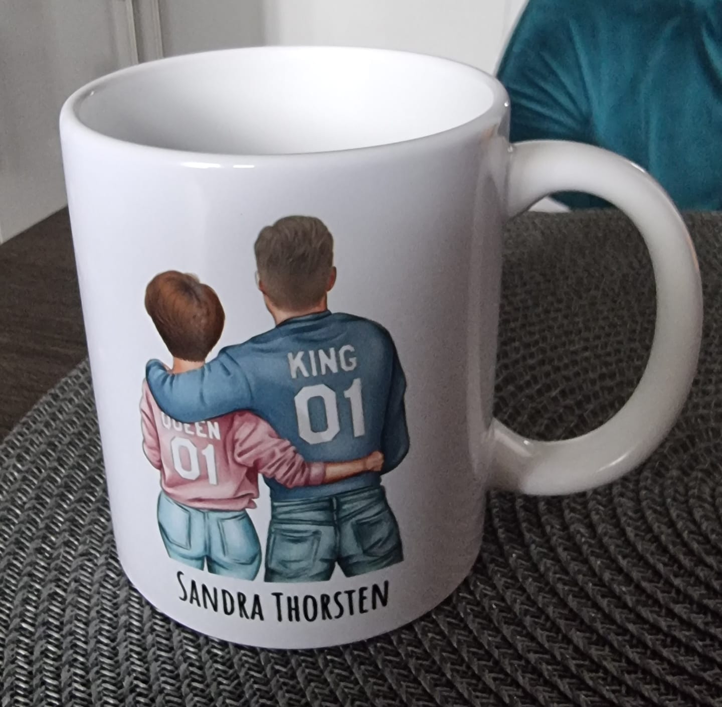 Customer photo review of Jeden Tag - Paar-Tasse