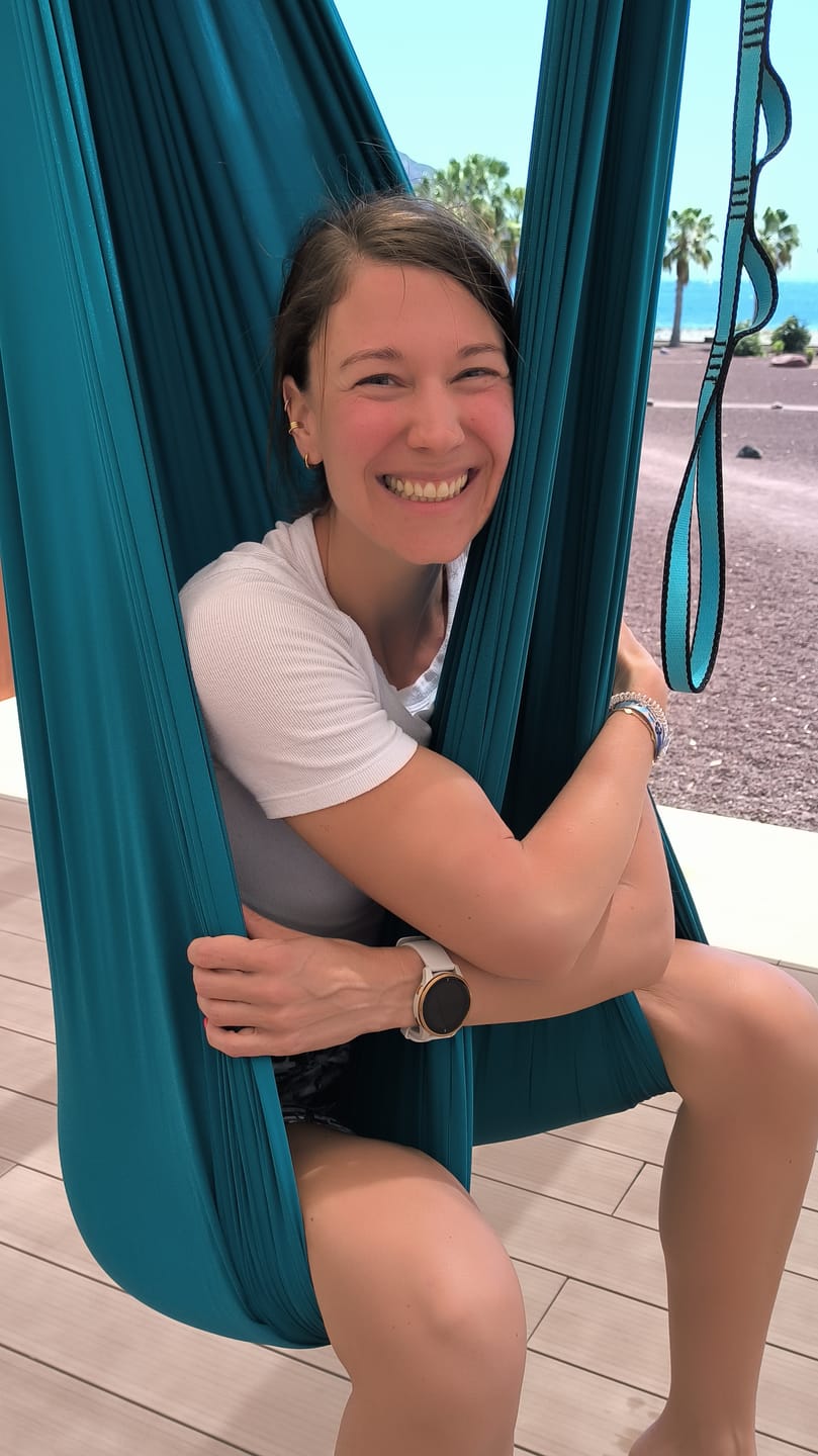 Customer photo review of Aerial Yoga Set - petrol