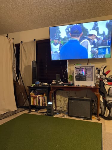 Customer photo review of Fiberbuilt Performance Turf Series Tee Box Golf Mat