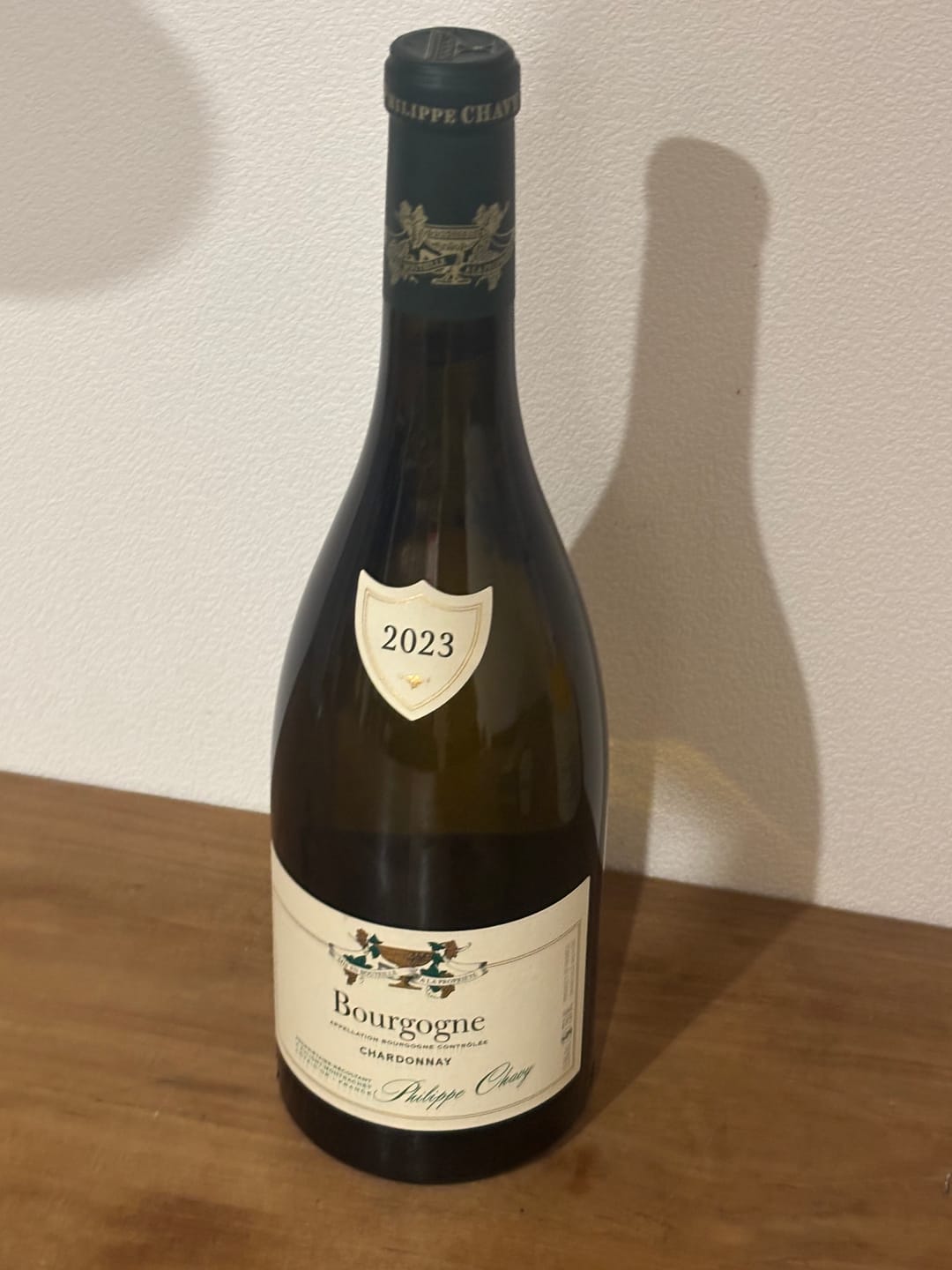 Customer photo review of Domaine Philippe Chavy Bourgogne Chardonnay 2023