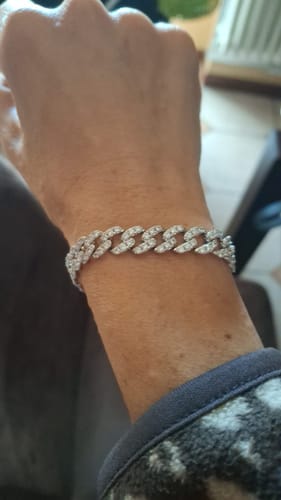 Customer photo review of BRACCIALE GRUMETTA CON ZIRCONI