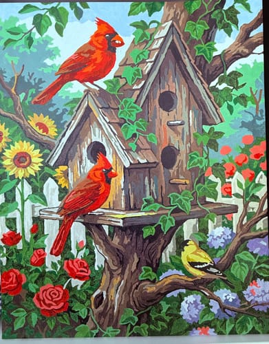 Customer photo review of Cardinals Garden Haven