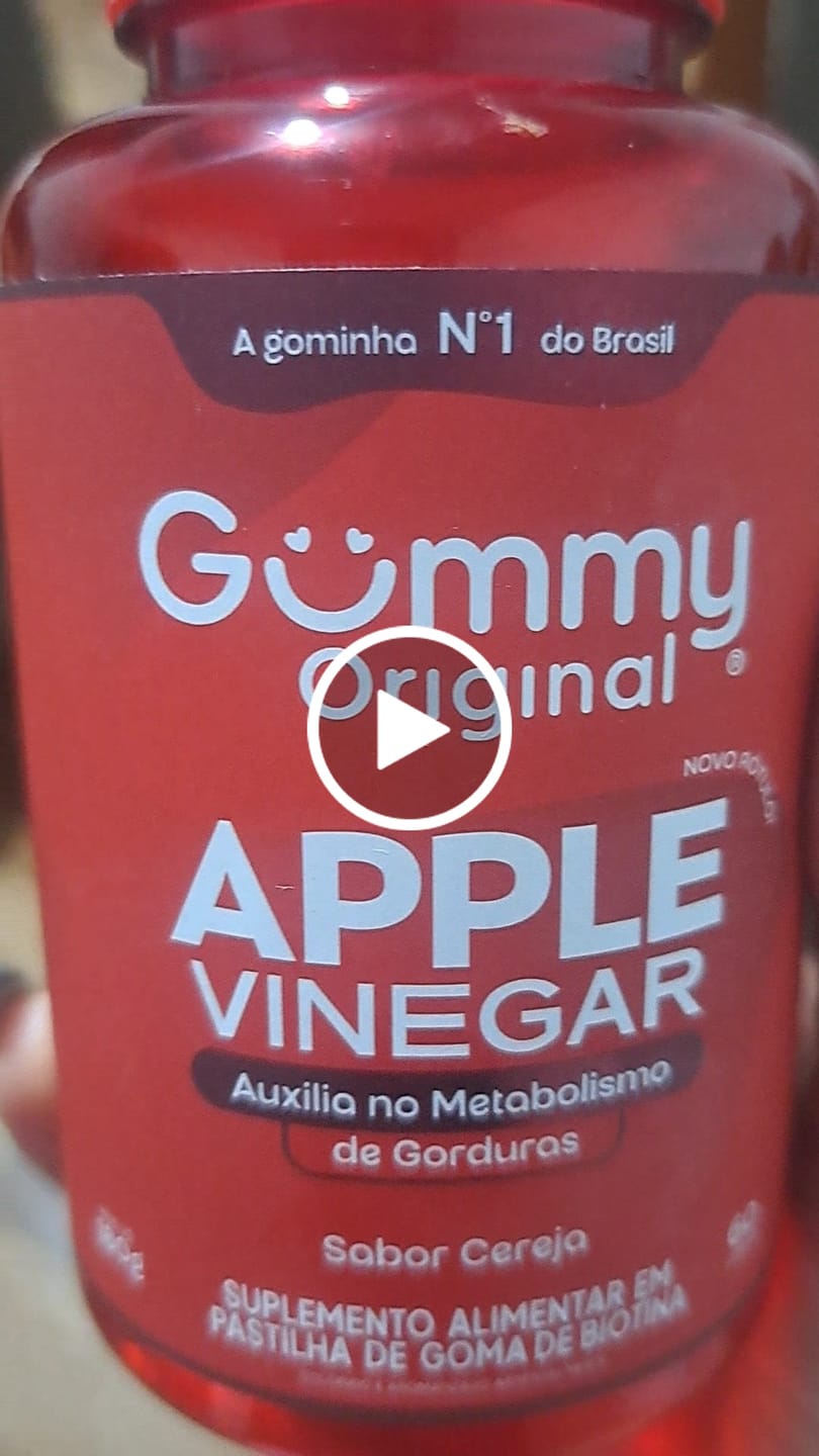 Customer video review of Gummy® Vinagre de Maçã - 180 g