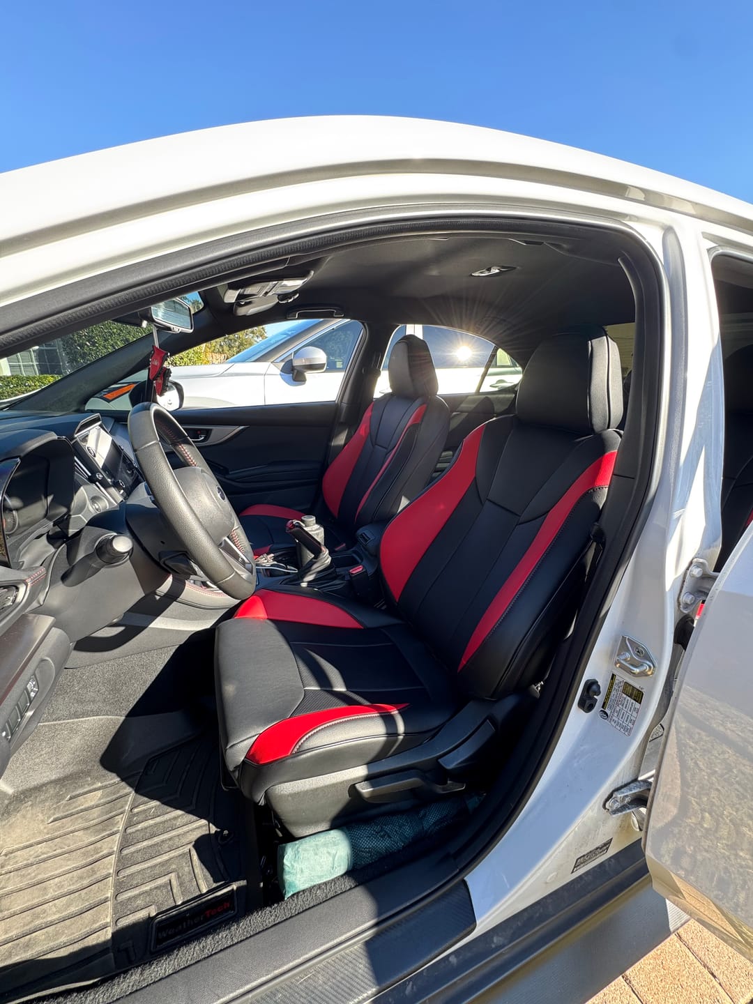 Customer photo review of 2022+ Subaru WRX Premium Custom Seat Covers