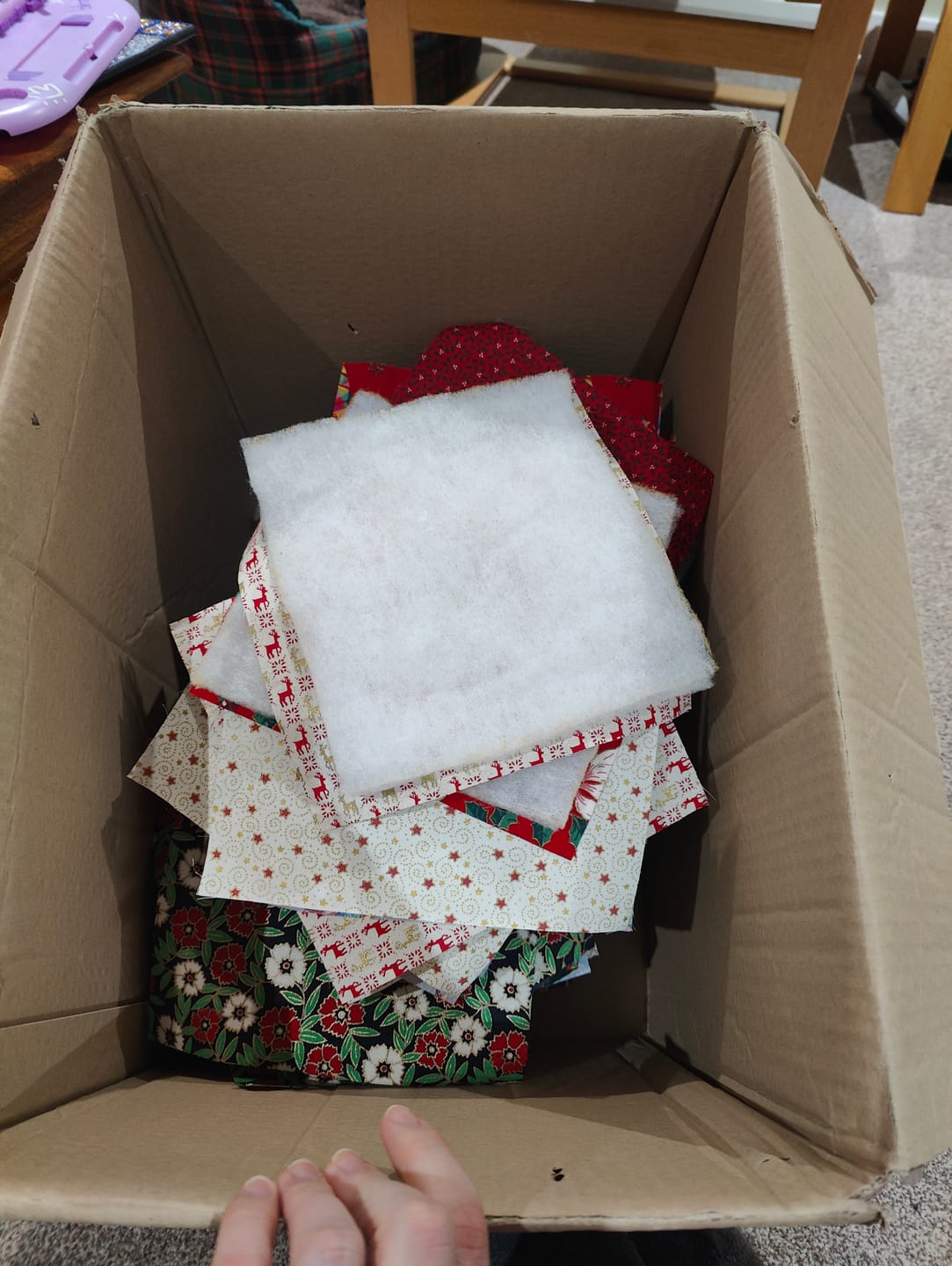 Customer photo review of 4oz Fire Retardant Wadding - 135cm wide