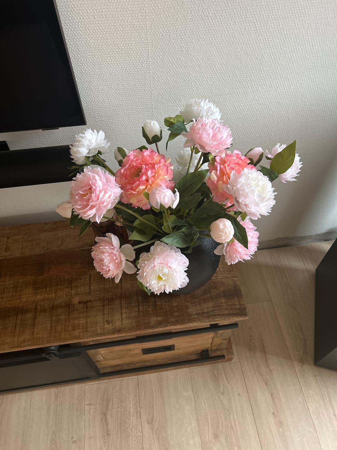 Customer photo review of Zijden Pioenrozen - Mix