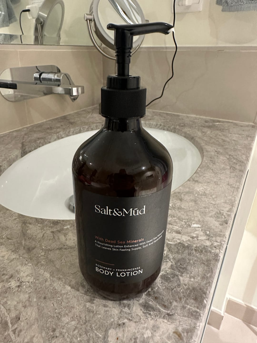 Customer photo review of Body Lotion With Dead Sea Minerals