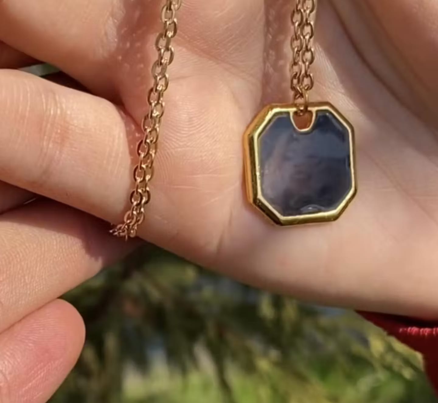 Customer photo review of Gepersonaliseerde geheime foto ketting