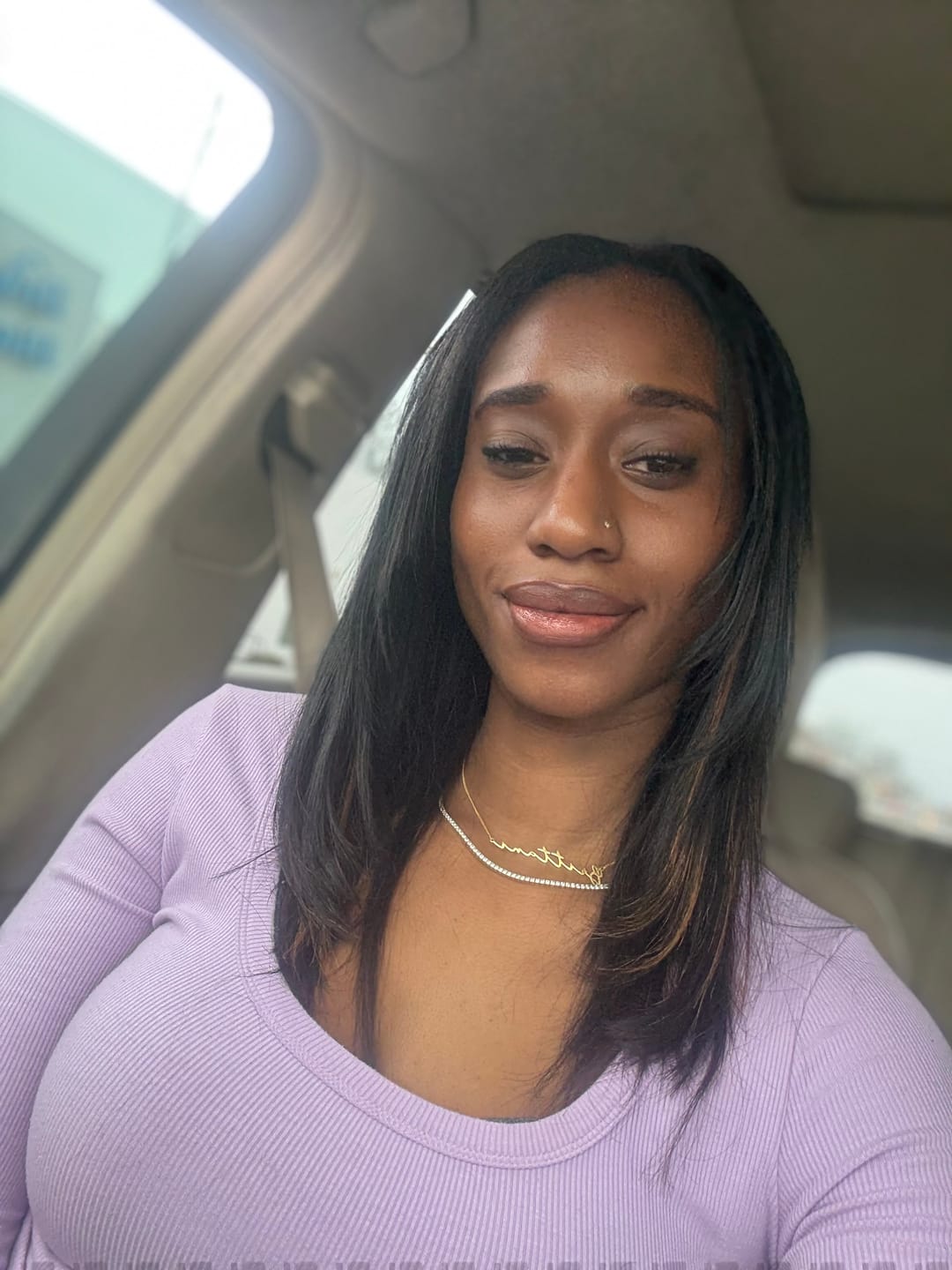 Customer photo review of Raw Indian Straight Hair