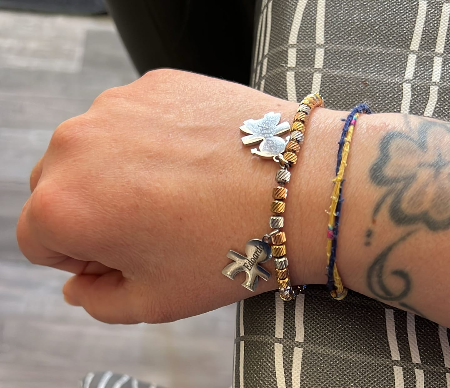 Customer photo review of Bracciale Personalizzato con Bambini ✦ Dodino