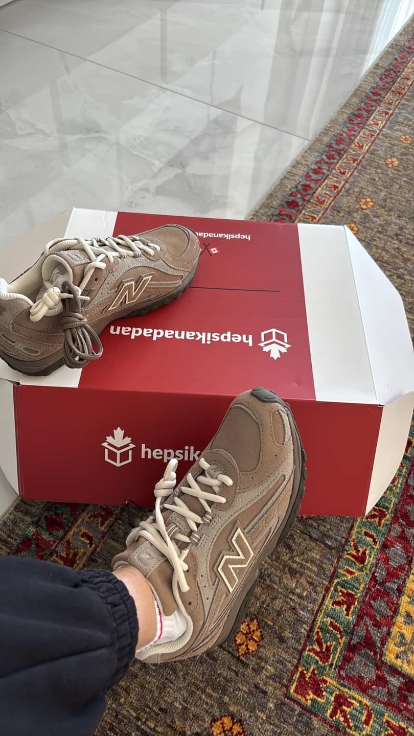 Customer photo review of New Balance 204L Mushroom with Arid Stone U204LMMA