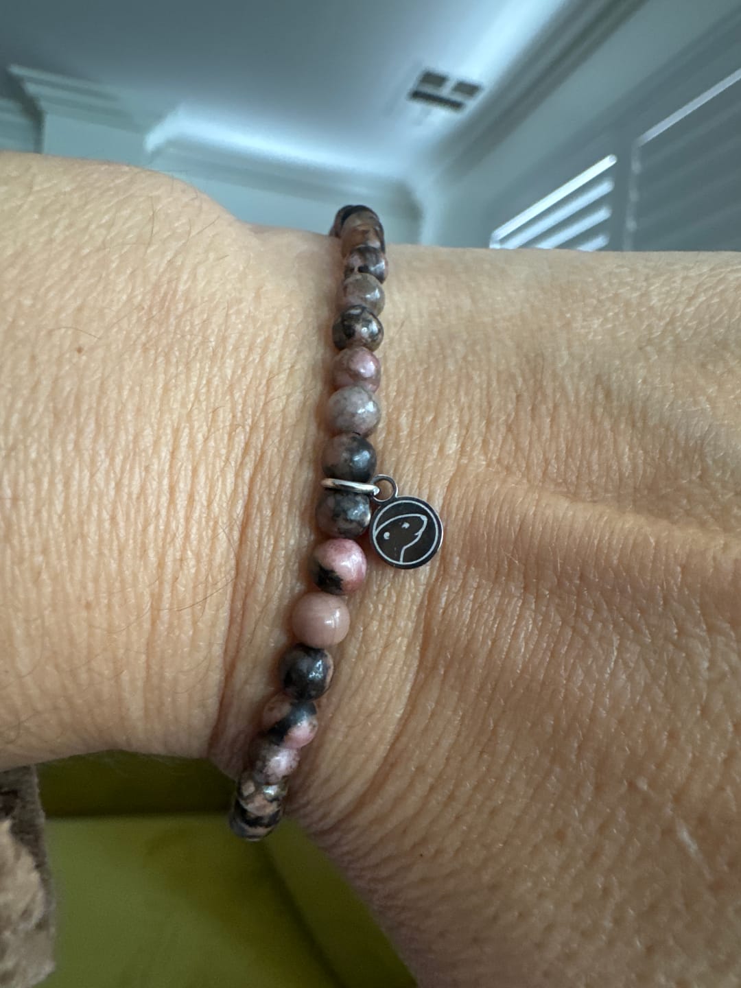 Customer photo review of Rhodolite Bracelet Mini