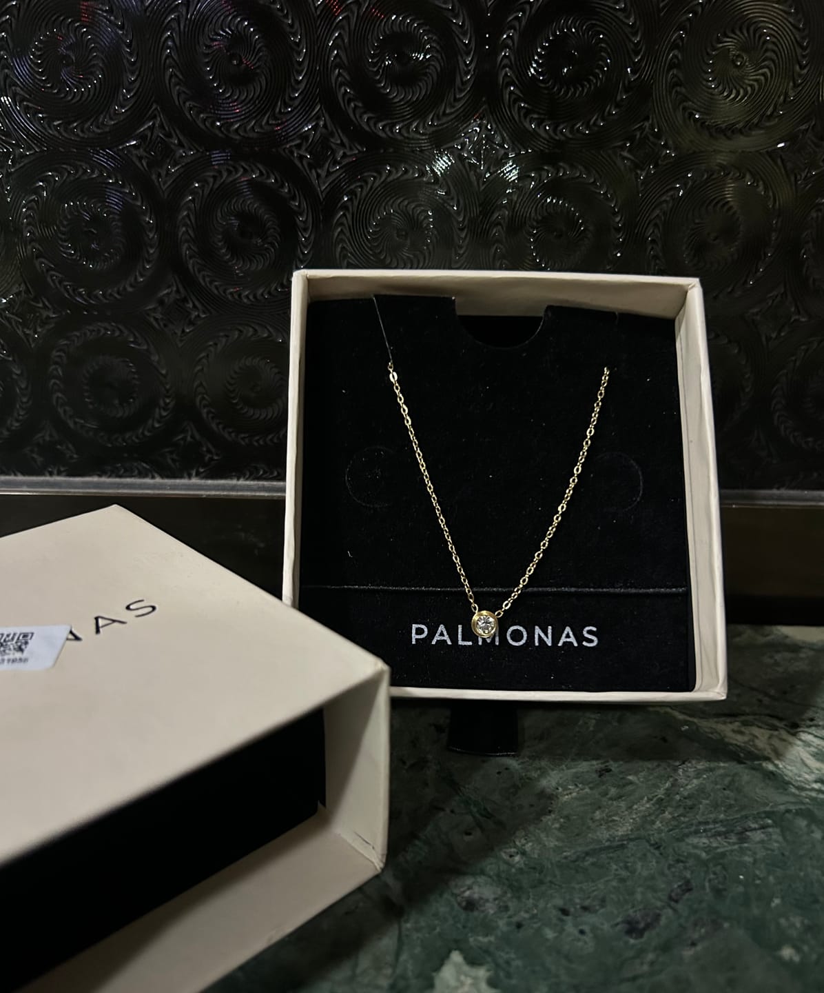 Customer photo review of Stone & Strand Necklace