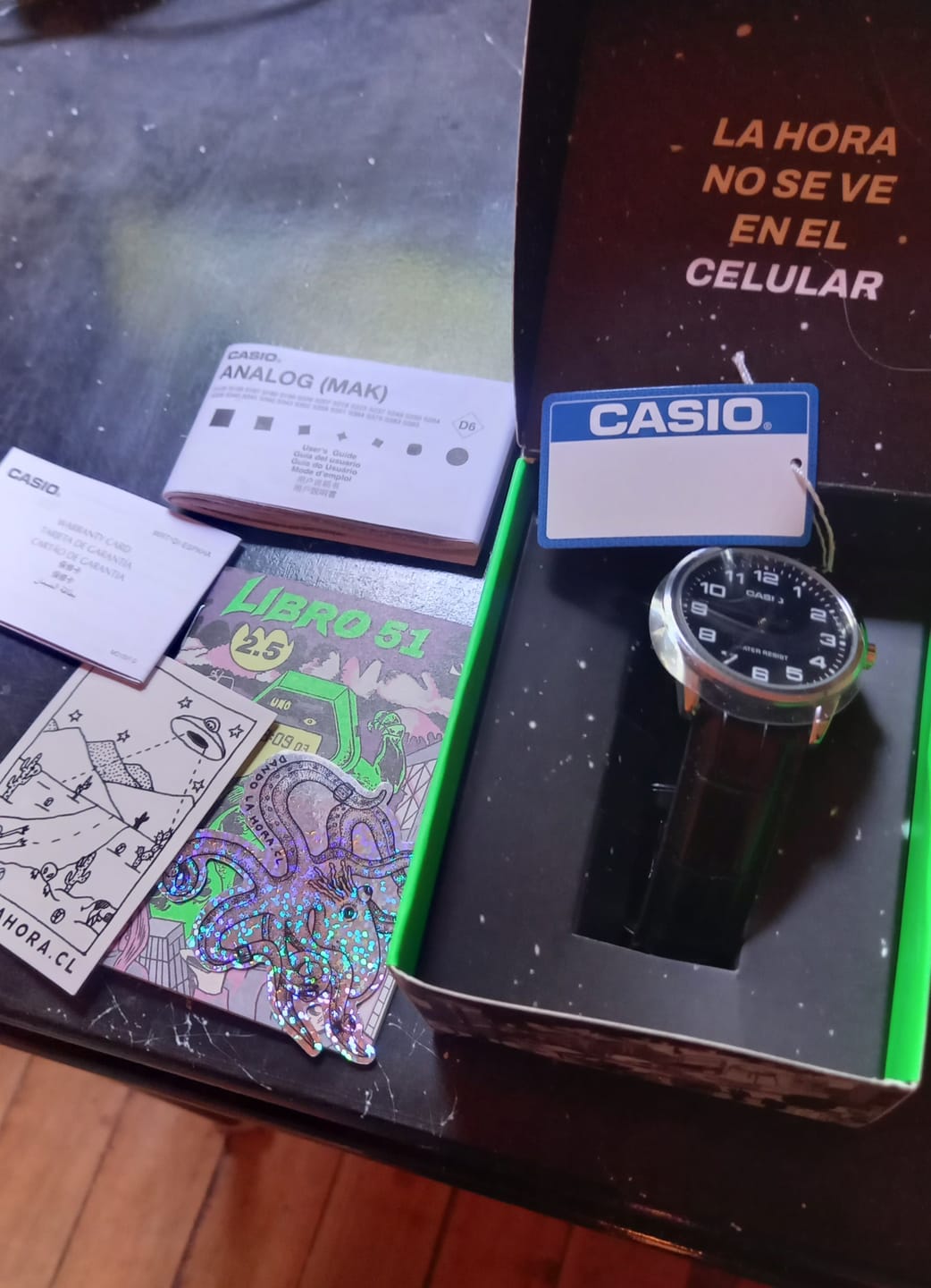 Customer photo review of Reloj Casio Análogo MTP-V001L-1BUDF Negro Correa de Cuero