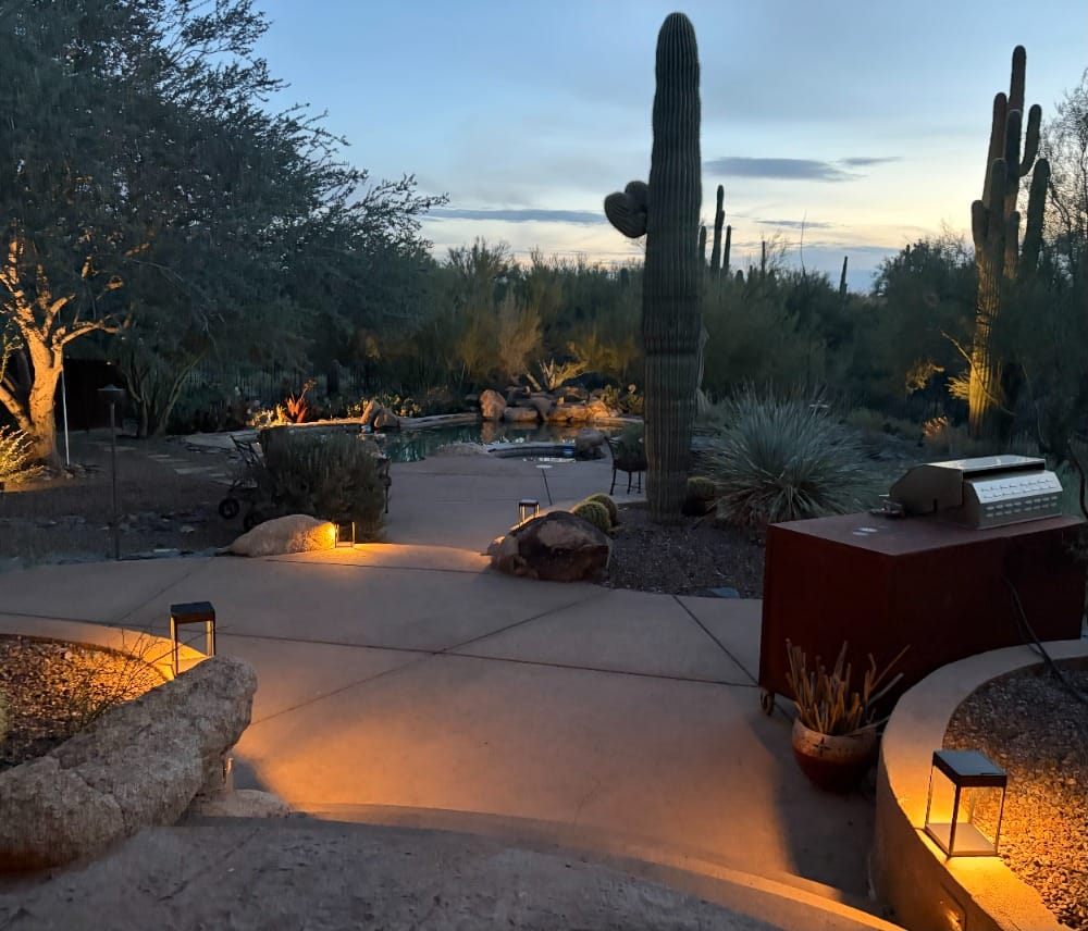 Customer photo review of Luxury Metal Solar Lantern