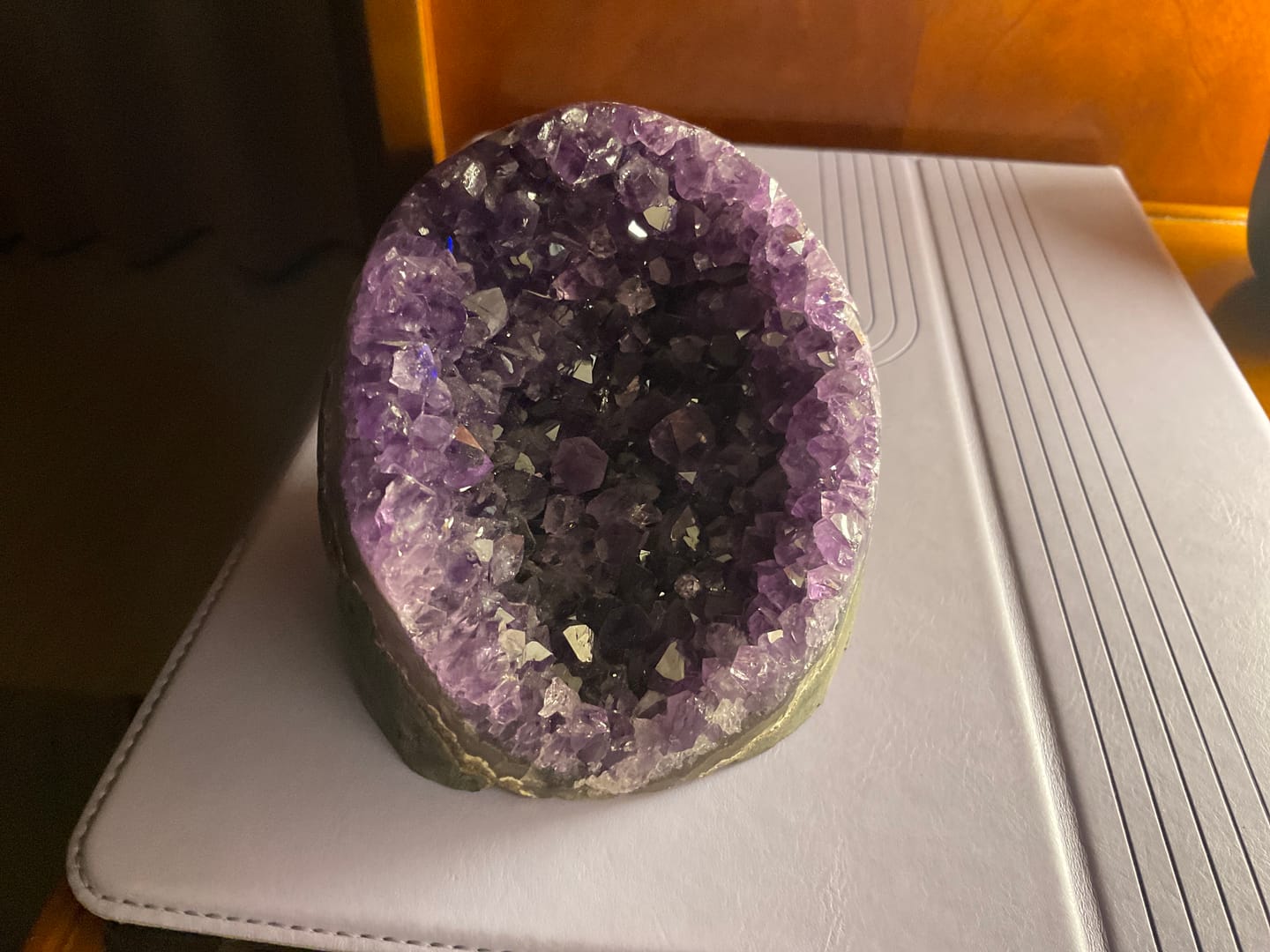 Customer photo review of Géode d'Améthyste