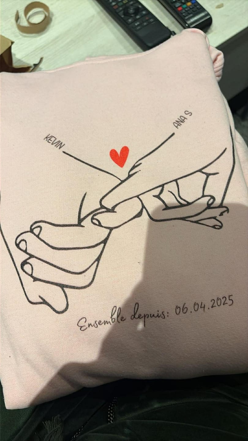Customer photo review of Porte Clés Amour (À Partager)