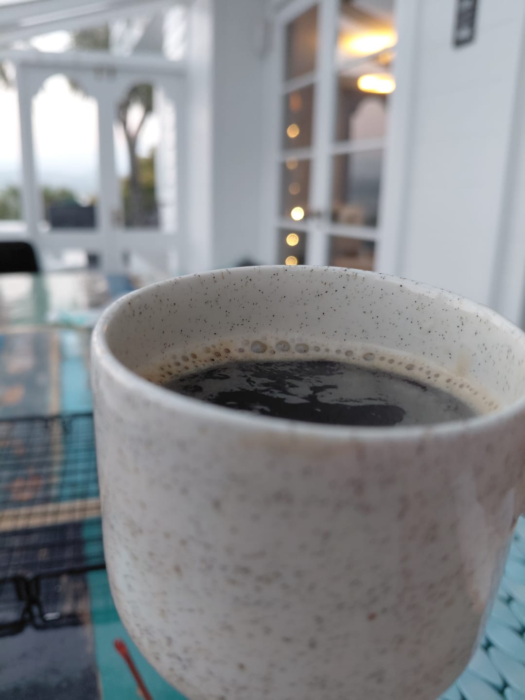 Customer photo review of Blank Rounds Decaf Coffee Beans