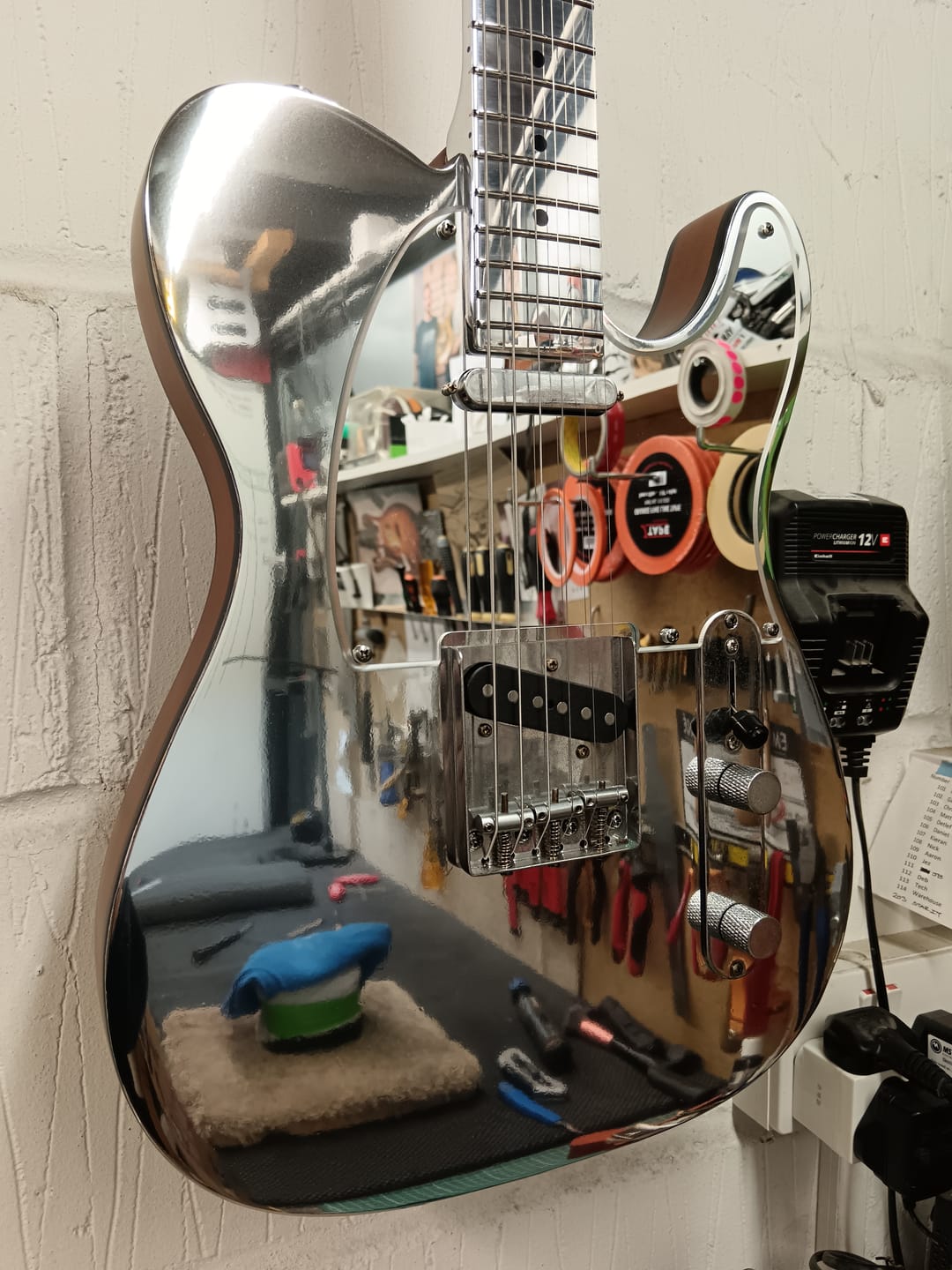 Customer photo review of Mirror Chrome Silver Vinyl Wrap