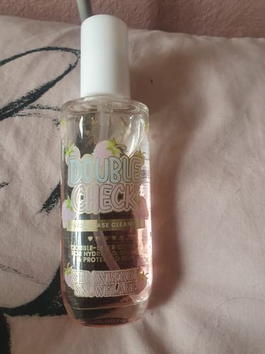 Customer photo review of Double Check Double Layer Cleanser