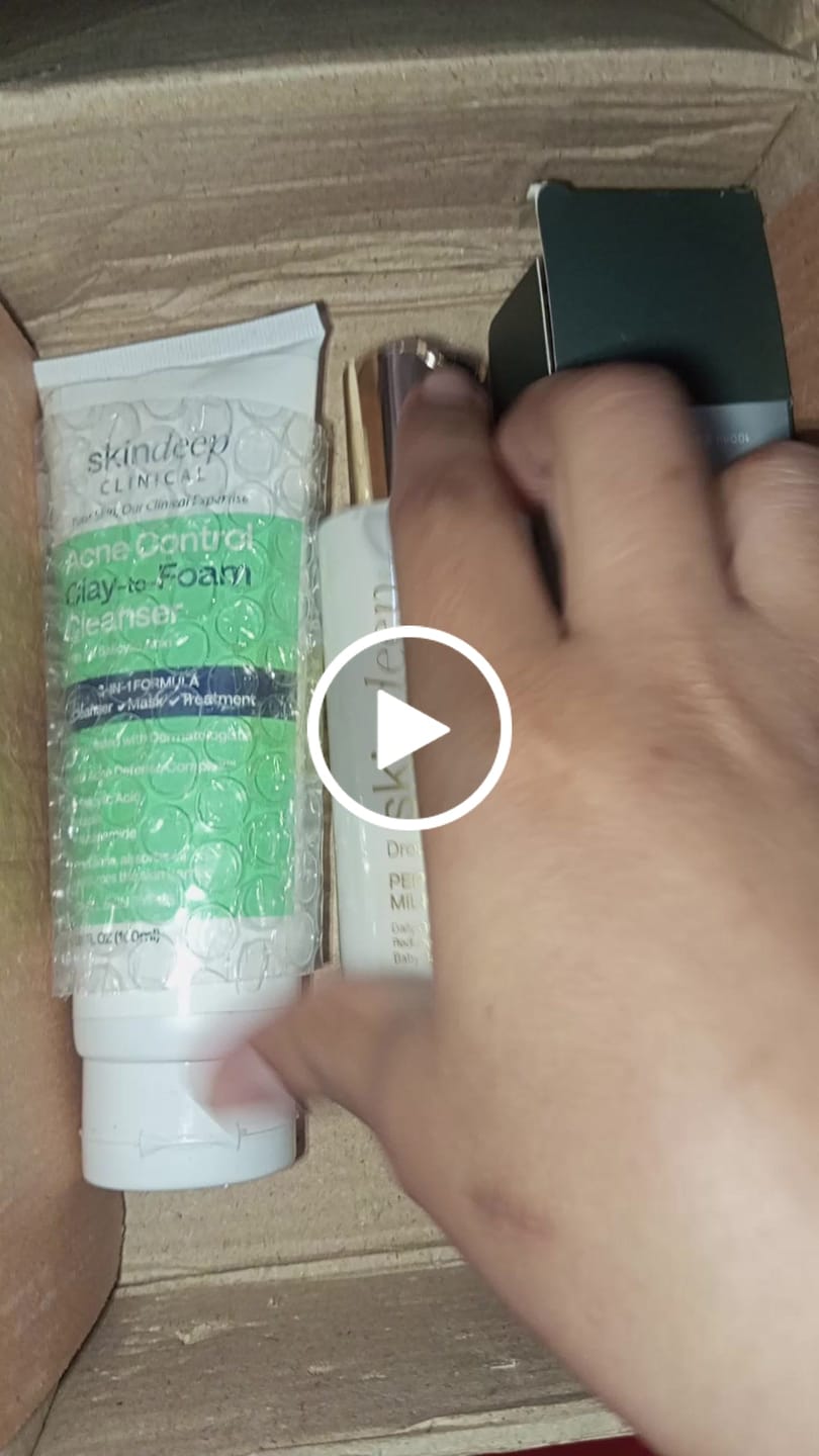 Customer video review of Acne Control Clay-to-Foam Cleanser
