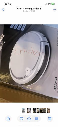 Customer photo review of HOME BUDDY –  3 in 1 Saugroboter mit Wischfunktion